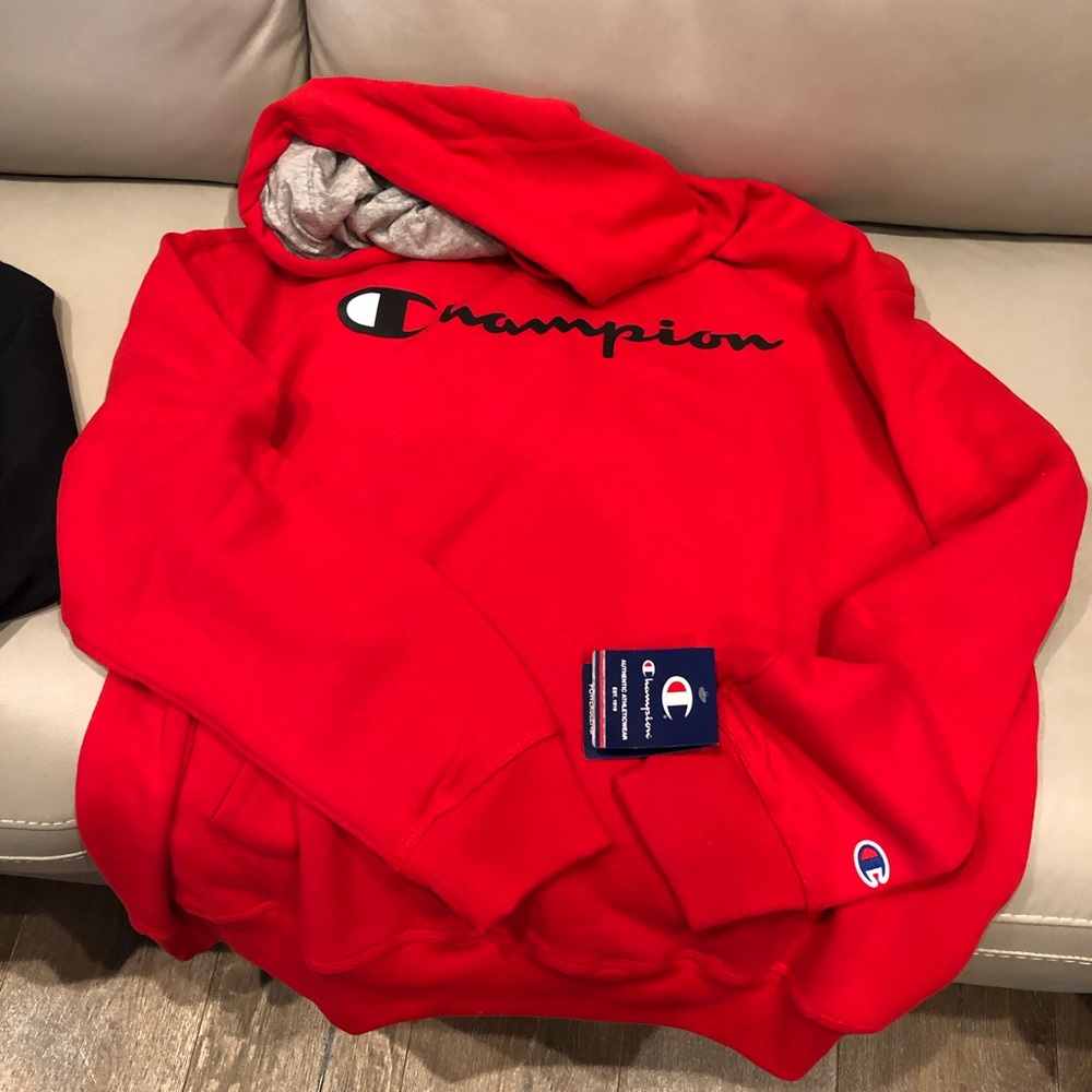 Brand NEW w/ TAGS..Champions RED HOODIE!!! SZ Men’s XL!